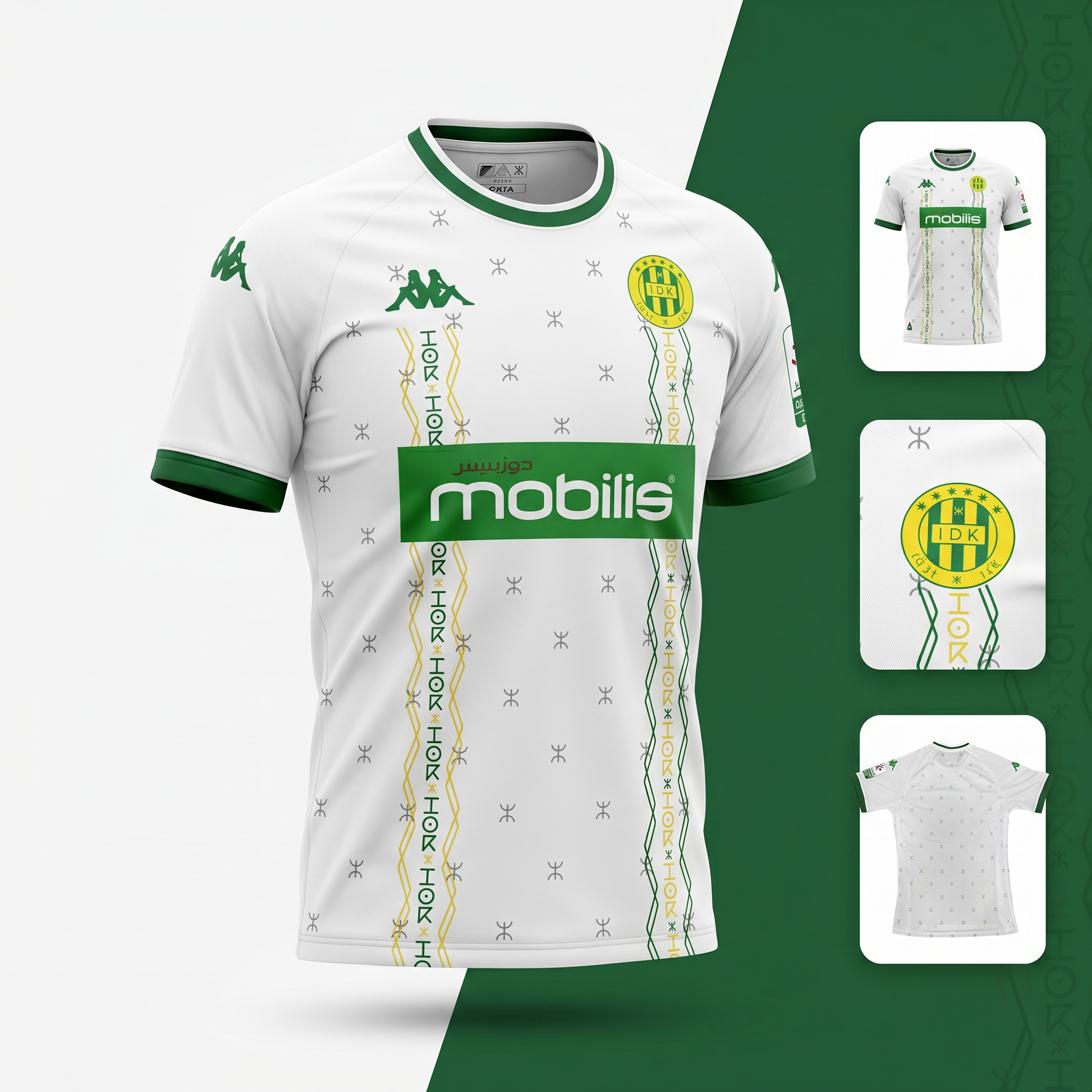 Maillot JSK "IDENTIQUE" - (2026 EDITION) - Blanc
